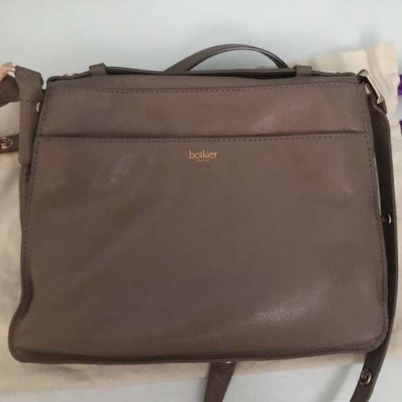 BOTKIER Clinton Medium Leather Crossbody Bag Chai - Picture 5 of 12